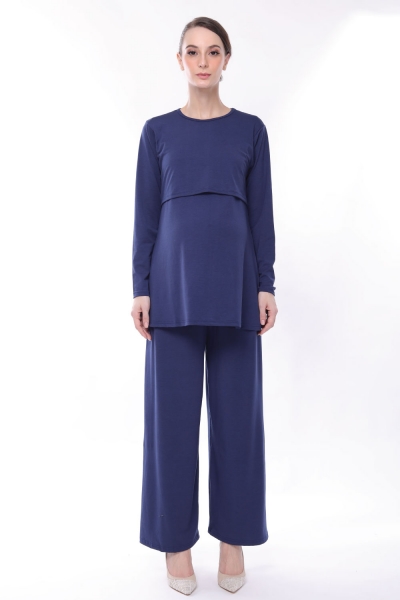 Pyjamas Maternity in Navy Blue Pyjamas Maternity in Navy Blue